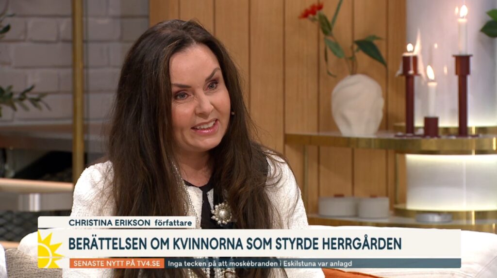 Christina i TV4 nyhetsmorgon